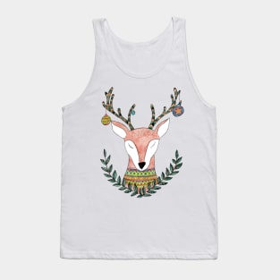 A Very Merry Reindeer Tank Top